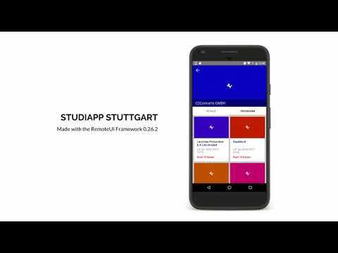 Stuttgart StudiApp uses RemoteUI